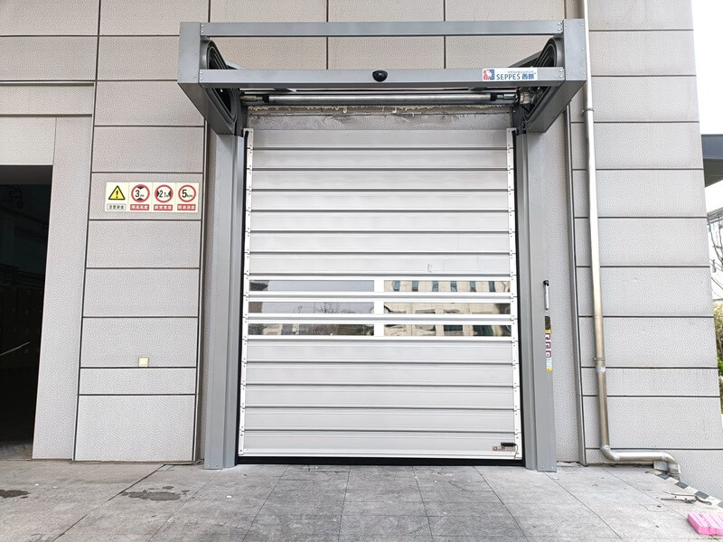 南京饮品生产厂专用铝合金涡轮硬质快速门插图2