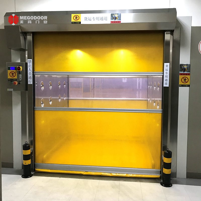 南京车间通道互锁联动快速卷帘门系统解决方案插图1