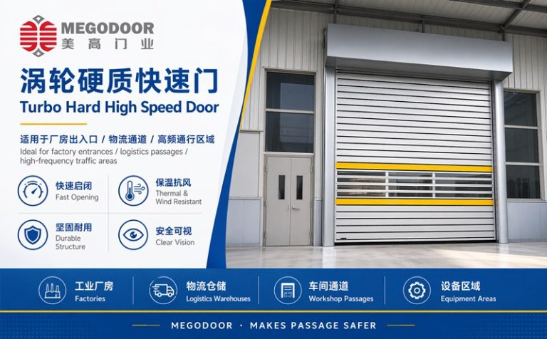 南京车间物流门怎么选？美高门业推荐涡轮硬质快速门缩略图