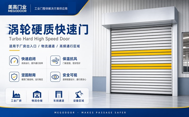 南京车间物流门怎么选？美高门业推荐涡轮硬质快速门插图1